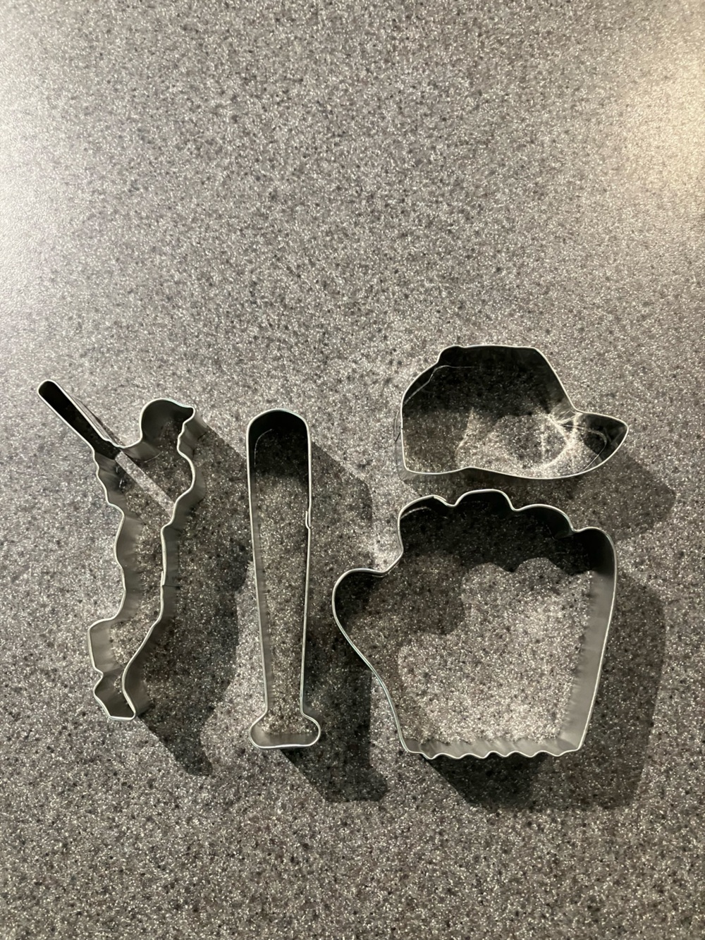 Metal Cookie Cutter Set - Silver